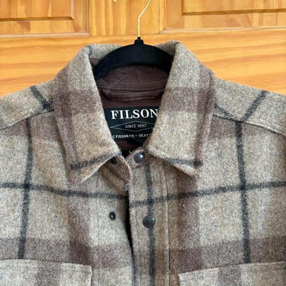 Filson Mackinaw Cruiser Men’s Small Wool Jacket - Picture 2 of 4